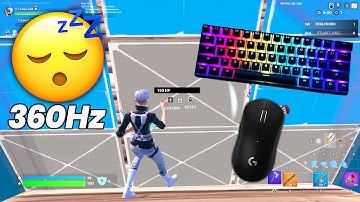 Razer Huntsman Mini ASMR 😴 1v1 BuildFights🏆 Satisfying Keyboard Fortnite 360 FPS 4K