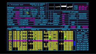 Modplay first Amiga tracker for PC MS-DOS & my Lost MOD file found  @MarkJCox 