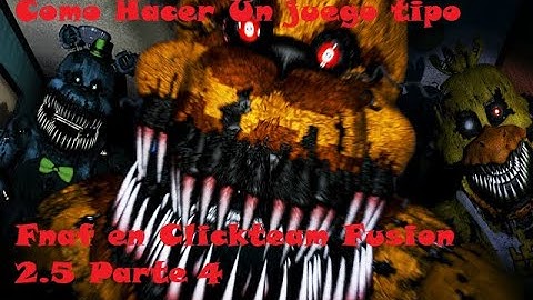 Como hacer un juego tipo fnaf en clickteam o multimedia fusion Parte 4