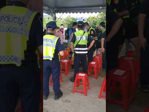 台中熱氣球嘉年華插隊,最後被警方依社會秩序維護法將人請離