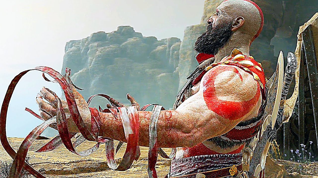 The new God of War features Kratos and his son