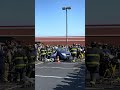 First responders hold “Mock Prom Accident” at Yorkville High School.