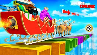 видео: КАК ДАЛЕКО ТУРБО-САНИ ДЕДА МОРОЗА СМОГУТ ПРОЕХАТЬ ПО СЛОМАННОЙ ДОРОГЕ? ЭКСПЕРИМЕНТЫ ГТА 5 картинка: КАК ДАЛЕКО ТУРБО-САНИ ДЕДА МОРОЗА СМОГУТ ПРОЕХАТЬ ПО СЛОМАННОЙ ДОРОГЕ? ЭКСПЕРИМЕНТЫ ГТА 5