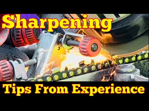 Chainsaw Sharpening Tips From Experience Using A Grinder!