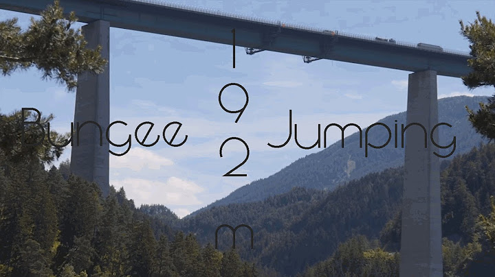 Bungee Jumping 192 m
