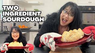 Two Ingredient Sourdough Bread (No Experience Needed!)