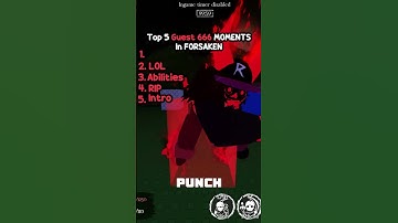 Top 5 Forsaken GUEST 666 MOMENTS moments