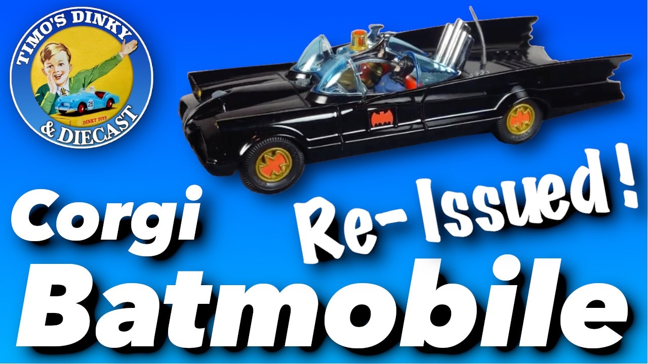 Corgi 267 Batmobile Re-Issue #corgi #dinky #matchbox #batman - YouTube