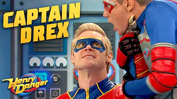 Drex Battles Kid Danger! 'Captain Drex' In 5 Minutes | Henry Danger