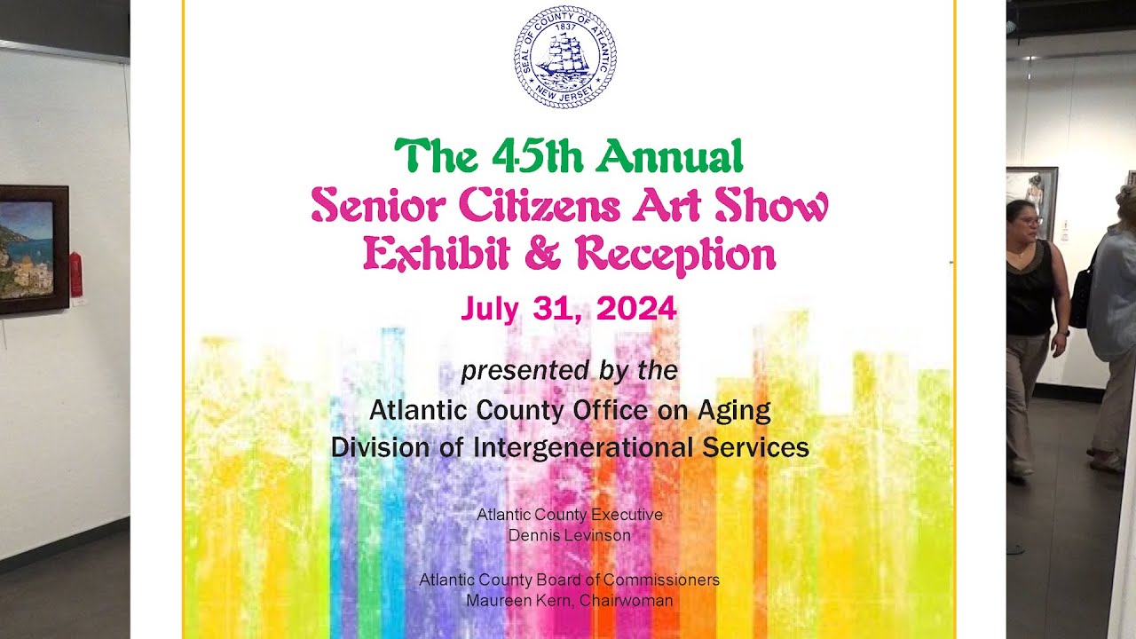 45th Annual Senior Citizens Art Show - YouTube