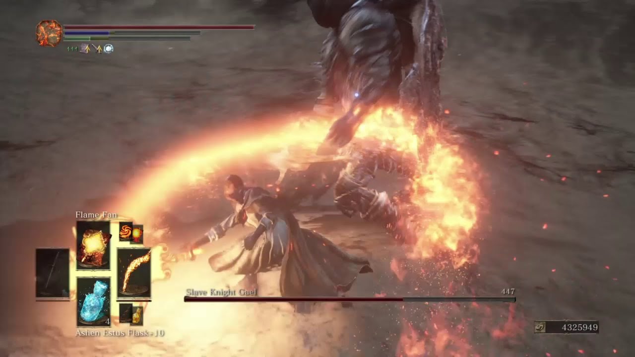 Dark Souls 3 - Slave Knight Gael NG+ (No Damage) Demon's Scar