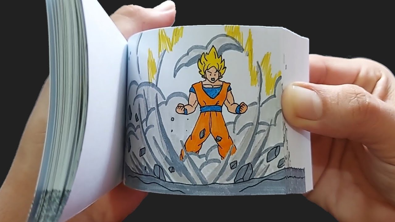 Flipbook Son Goku Super Saiyan Dragon Ball YouTube