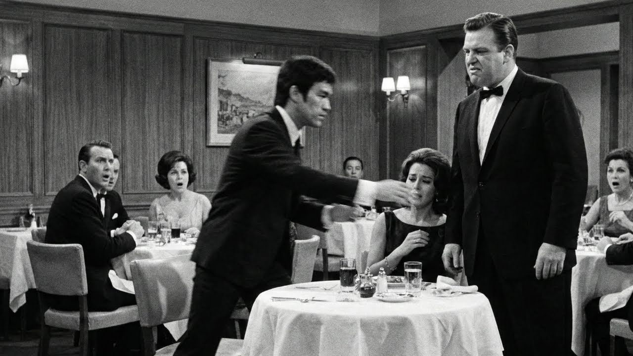 Bruce Lee at Dinner When BOUNCER Insulted His Friend — What He Did in 4 Secs Changed Everything