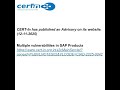 CERT-In has published an Advisory on its website.(12-11-2025)