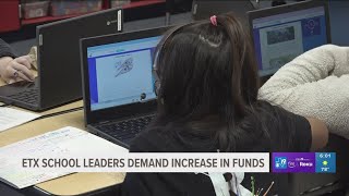 East Texas school leaders call on state lawmakers for more school funding
