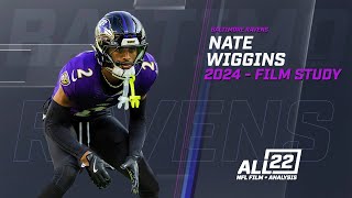 NATE WIGGINS FILM STUDY: CAN THE ROOKIE SUSTAIN HIS MOMENTUM AGAINST THE STEELERS #ravens