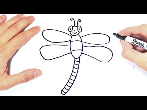 Video: Cómo Dibujar Una Libélula