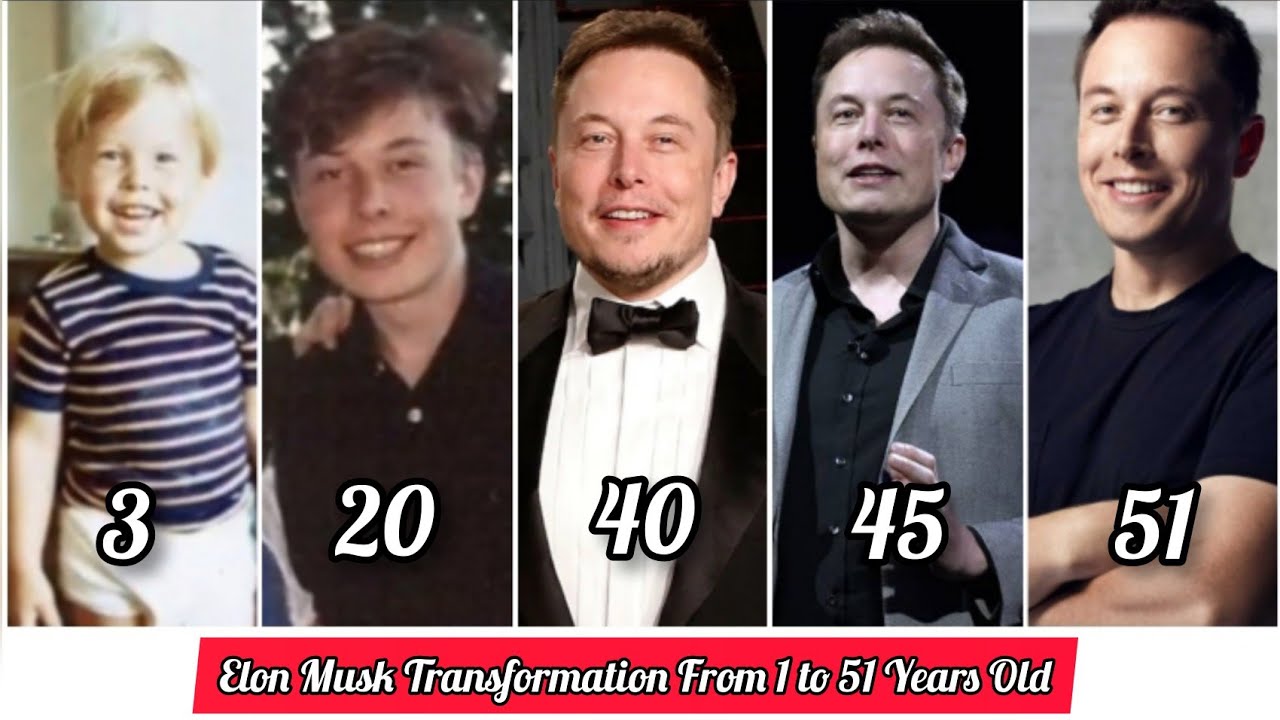 Elon Musk Transformation From 1 to 51 Years Old .(2022 Updated) - YouTube