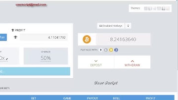Bitsler Script from 0 up to 12 BTC in 3 min with Withdrawal Proof New