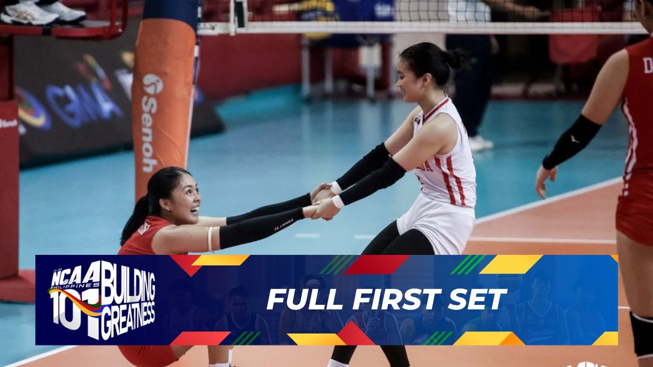 FULL FIRST SET - Arellano Lady Chiefs vs San Beda Lady Red Spikers | NCAA Season 101