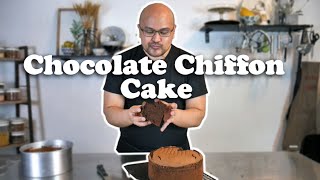 CHOCOLATE CHIFFON Cake  NO FAIL!