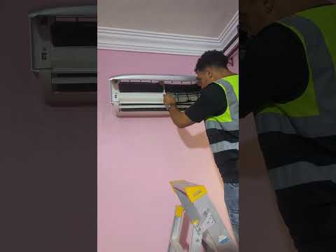 حل مشكله اللمبه البرتقالي في تكييف شارب