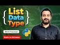 Introduction to List in Python | List Data Type in Python | List in Python | Python Tutorial