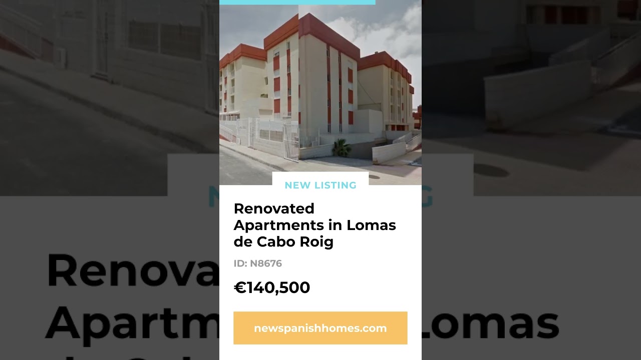 Renovated Apartments in Lomas de Cabo Roig 