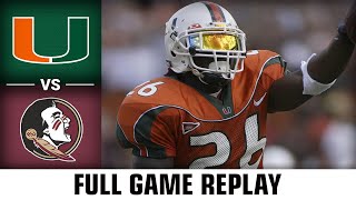 Miami's Sean Taylor Steals The Show vs. Seminoles | ACC Football Classic (2003)