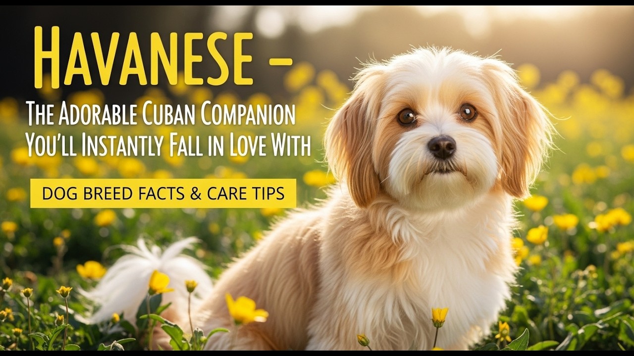 🐾 Havanese – The Adorable Cuban Companion  Fall in Love With | Dog Breed Facts & Care Tips