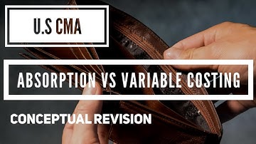 Absorption and Variable Costing | The CMA SHOW | Ep. 8 | Institute of Management Accountants.