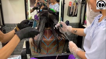 hướng dẫn uốn tóc sóng lơi | uốn tóc sóng lơi hàn quốc