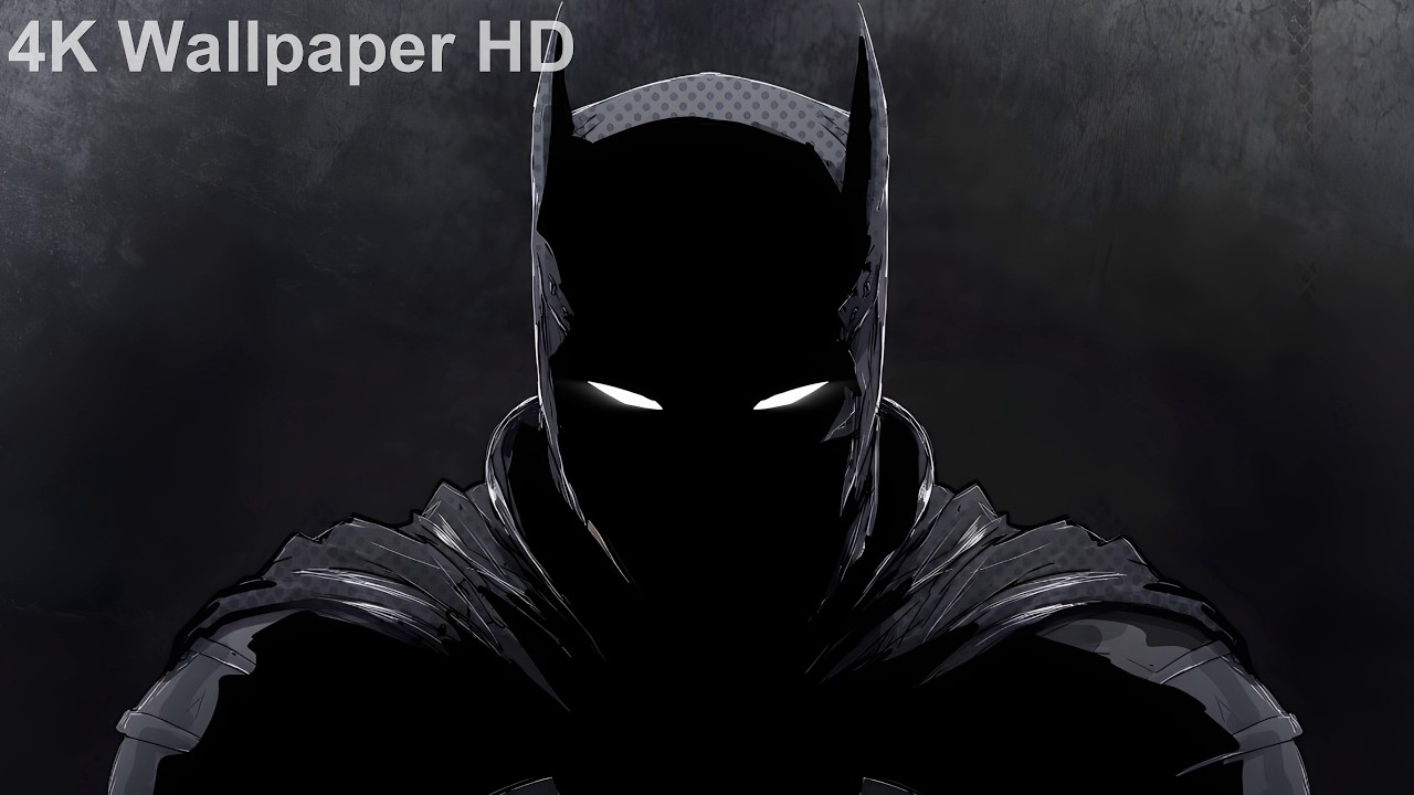 Batman in Black Judgment Mode 🖤⚡ | 4K Ultra HD Live Wallpaper
