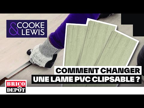 Comment changer des lames PVC clipsables ? Cooke & Lewis
