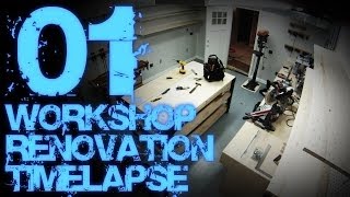 01. Workshop Renovation Timelapse 01 (with Progress Tour)
