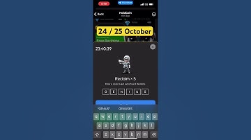 Hold coin heist code 25 October | Hold coin daimond reclaim code 25 October