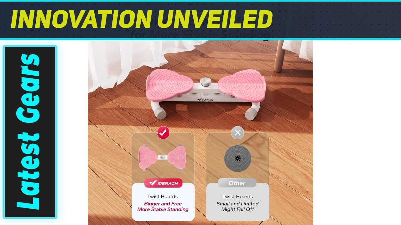 Тренажер для талии MERACH Waist Twister: потрясающая тренировка пресса и мышц корпуса в домашних ...