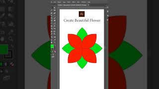 How to Create a Beautiful Flower in Adobe Illustrator #Shorts screenshot 4
