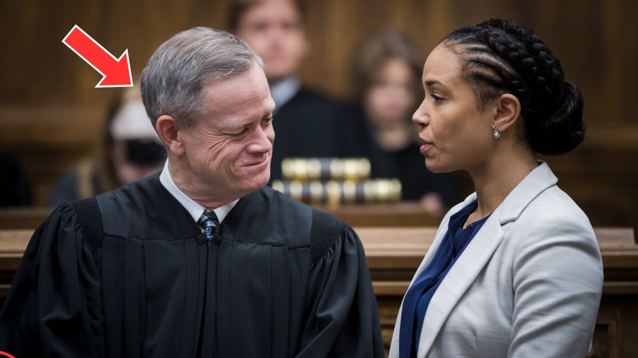 Outline Video Judge Laughs at Black Woman in Court, Then Freezes When She Flashes Her USSS Badge!