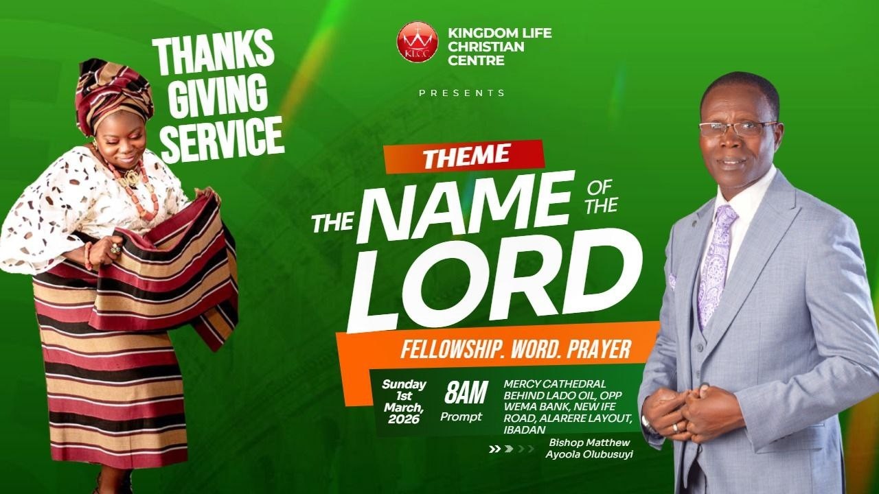 THE NAME OF THE LORD SUNDAY SERVICE 1ST  MARCH 2026