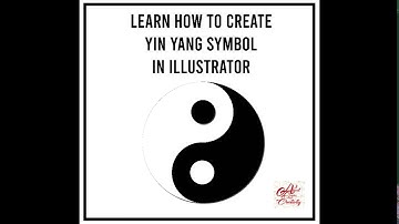 Learn how to create yin yang symbol in illustrator CC-2020