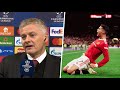 "Don't disrespect the players, they play for Man Utd." Ole Gunnar Solskjaer on another comeback!