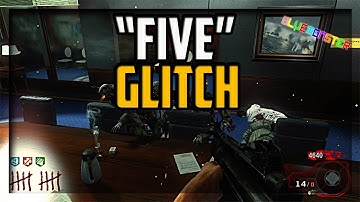 Black Ops Zombies "FIVE" Ontop Of Table Pack A Punch Room! After All Patches
