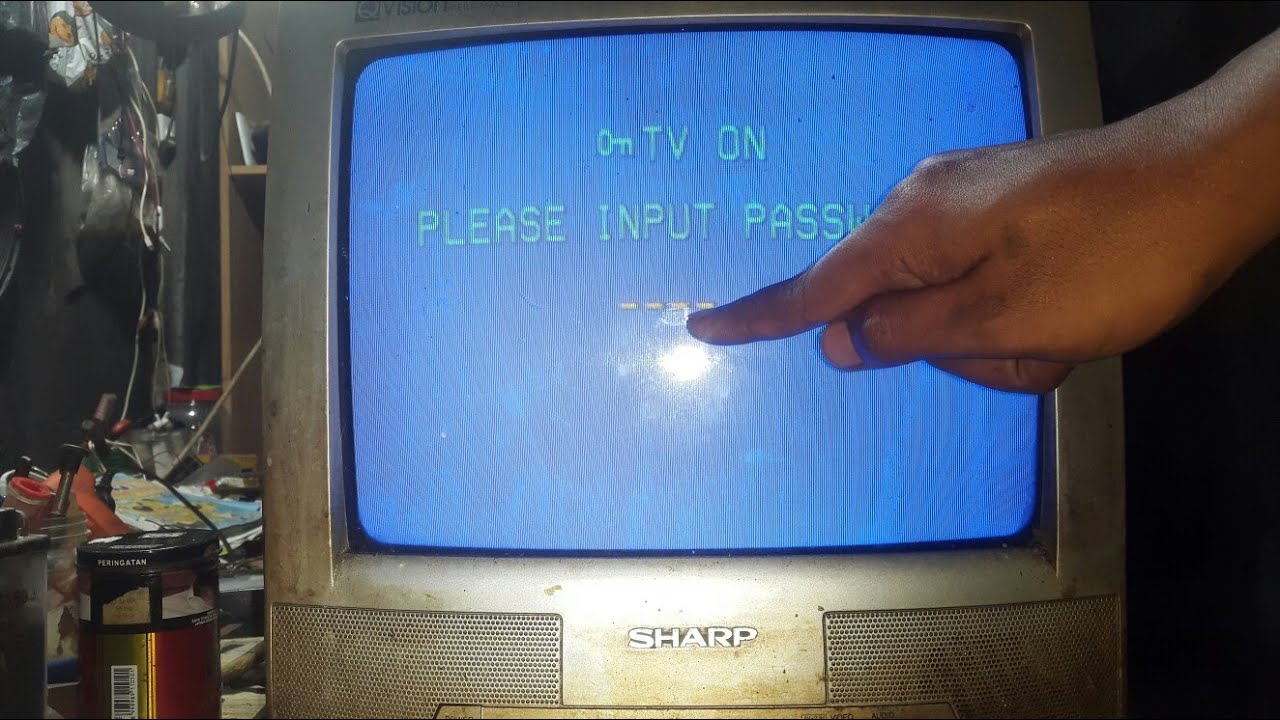 Sharp Service Password cara membuka password tv sharp - YouTube