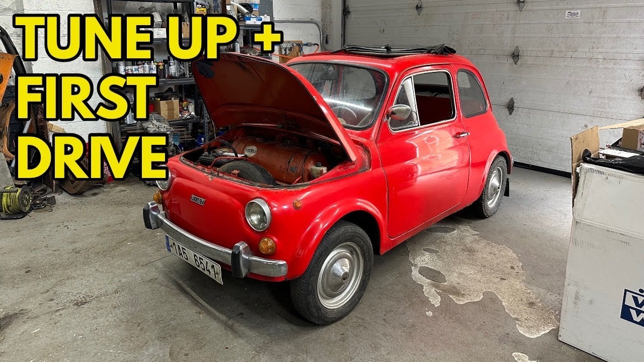 1970 FIAT 500 - Tune up and FIRST DRIVE!!