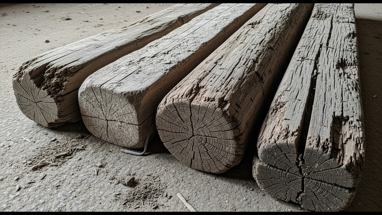Let See What He Did with Old Beam! Amazing 75 Year Old Craftsman!