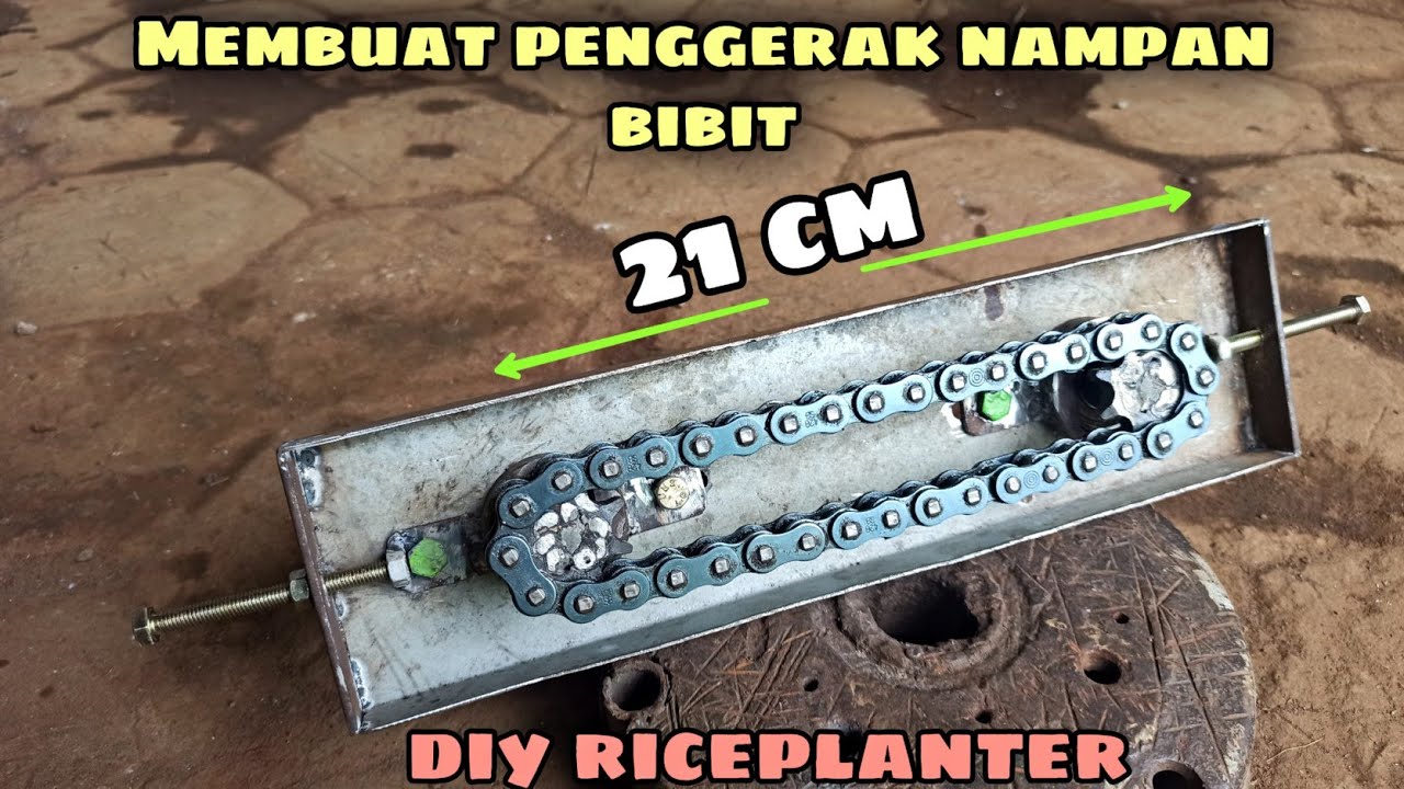 Membuat penggerak nampan bibit ukuran 21