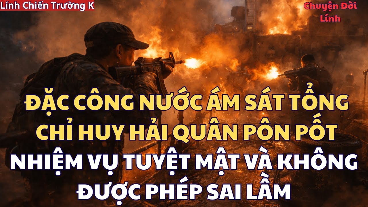 Đặc Công Việt ÁM SÁT Tổng Chỉ Huy Hải Quân Pôn Pốt - Nhiệm Vụ Tuyệt Mật Và Không Được Phép Sai Lầm