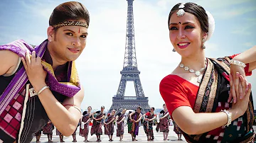 Sambalpuri dance at the Eiffel Tower (Paris, France) | Rasarkeli Bo