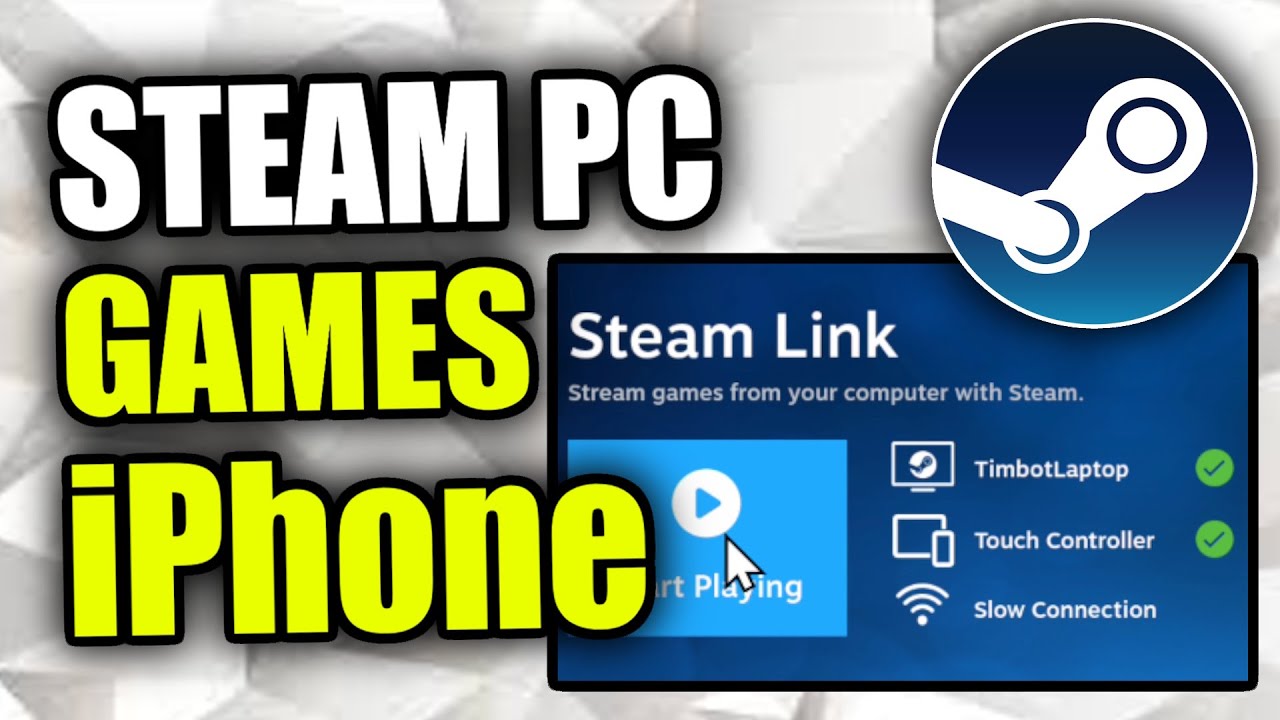 How to Play PC Steam Games on iPhone using STEAM LINK (Remote Play ...